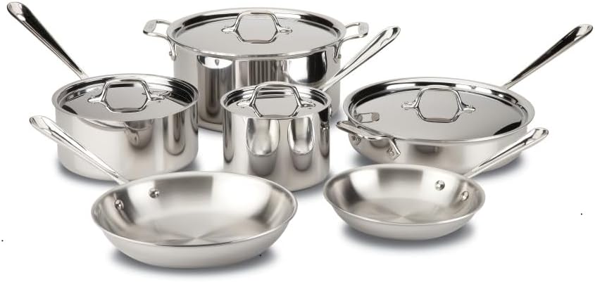 All-Clad Stainless Steel Cookware Set